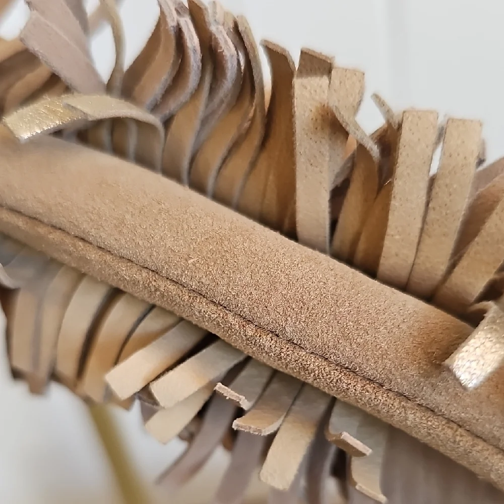 Coach Vintage 9155 Suede Fringe Wristlet Like New - Picture 11 of 11